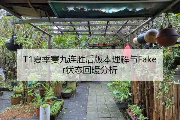 T1夏季赛九连胜后版本理解与Faker状态回暖分析